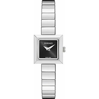 Versace V-Square Petite Bracelet Watch in Steel at Nordstrom