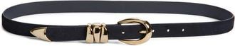 Madewell Triple Keeper Suede Belt in Loden at Nordstrom, Size Xx-Large