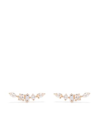 Dana Rebecca Designs 14kt yellow gold Alexa Jordyn diamond earrings