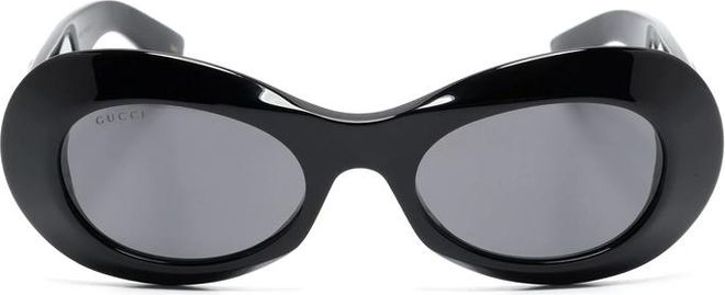 Interlocking G Oval-frame Sunglasses