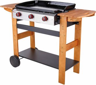 Somagic Plancha De Asar A Gas San Sebastian 3 Quemadores 8kw - Somagic