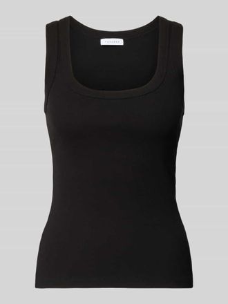 Topshop Tanktop in Ripp-Optik Modell HONEY in Black, Gr&ouml;&szlig;e XS
