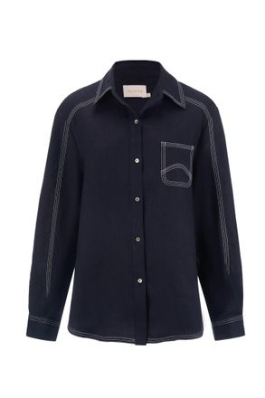 SANCIA Womens Landon Top In Blue
