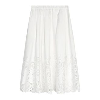 Stylein Dames, Rokken, Wit, Maat: XS Katoen