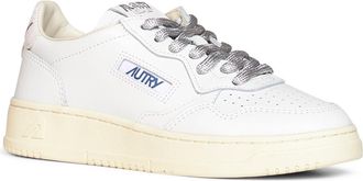 Autry Womens Sneakers Medalist Low White Leather Calf Trainers