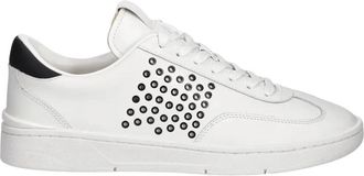 Michael Kors Wilton Sneaker - Heren - Sneakers - Wit - 44 1/2 EU - Leer - Schoenen