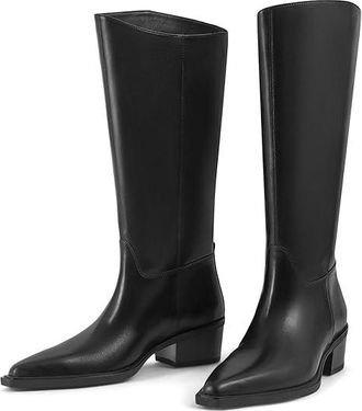 Vagabond Kelsey Leather Tall Boots Womens Boots Black : EU 36 (US Womens 6) M