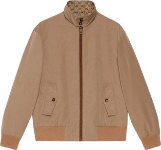 Gucci GG Canvas Reversible Jacket Beige Ebony 717009-Z8A57-9118