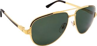 Cartier Santos de Cartier Green Pilot Mens Sunglasses CT0192S 002 60
