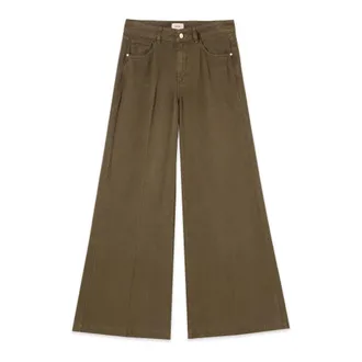 Oltre Broeken, Dames, Groen, M, Straight Broeken
