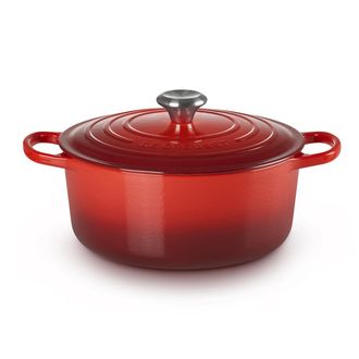 LE CREUSET Round Cocotte. Evo 26 cm Cherry