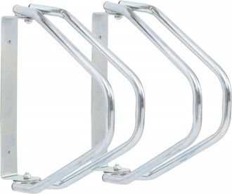 OEM Aparcabicicletas De Pared, 2 Unidades, Acero Galvanizado