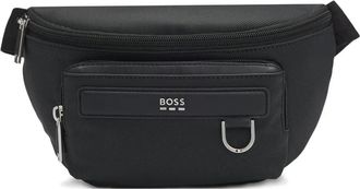 BOSS Marsupio con placca logo - Nero