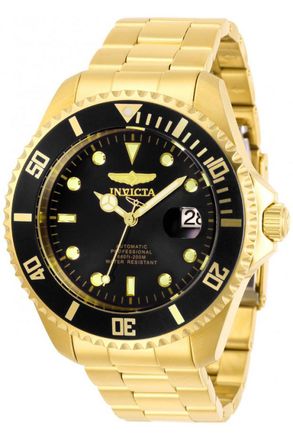 Invicta Pro Diver 28948 Heren Horloge - Automatisch Uurwerk - Roestvrij Staal met zwarte Wijzerplaat - 47mm