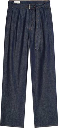 Dries Van Noten Vaqueros de pernera ancha con cintur&oacute;n de Dries Van Noten