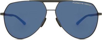 Porsche Design P8931 B Mens Sunglasses Gunmetal Size 63