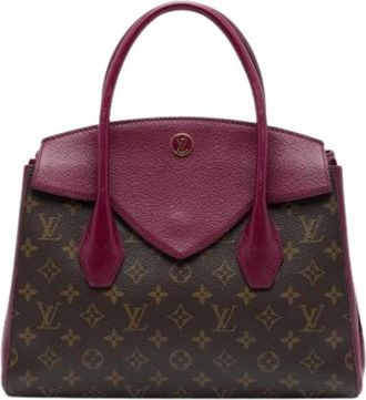Louis Vuitton Pre-owned Florine Satchel - Dames - Vintage Handtas - Bruin - ONE Size - Vintage