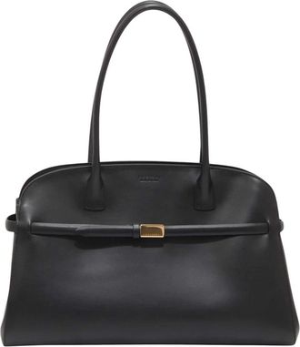 Orciani Tote Bags, female, Black, Size: ONE SIZE Aura Alba Large Bag