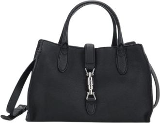 Gucci Pre-owned Vintage Handbag - Dames - Vintage Handtas - Zwart - ONE Size - Leer - Vintage