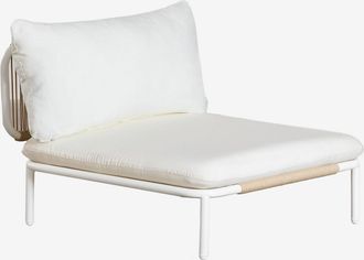 Sklum M&oacute;dulo Central Para Sof&aacute; Modular De Jard&iacute;n En Acero Roubly Sklum
