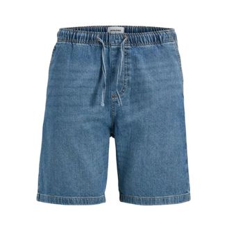 Jack & Jones Denim Shorts, male, Blue, XS, Light Blue Cotton Shorts for Men