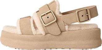 UGG (WMNS) UGG Enwrap Sandal Mustard Seed 1180314-MDSD