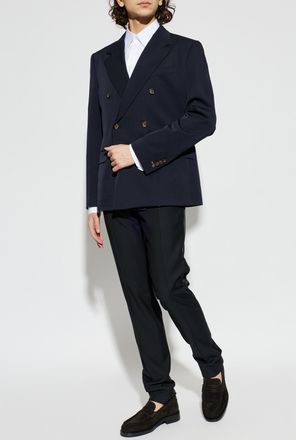 Dolce & Gabbana Double-breasted Blazer, Mens, Navy Blue