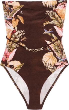 Zimmermann Costume da bagno Ascension - Marrone