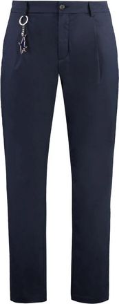 Paul & Shark Logo Applicatie Broek - Heren - Chinos - Blauw - XL - Katoen - Broeken