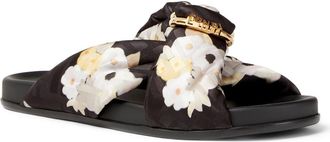 Fendi Feel Knot Slide Sandal in Nero Multicolor at Nordstrom, Size 10.5Us