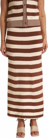 Callahan Paxe Maxi Skirt In Brown