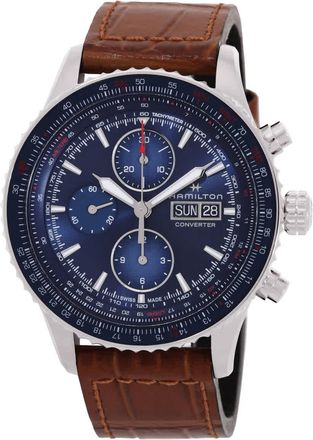 Hamilton Khaki Aviation Chronograph Automatic Blue Dial Watch H76746540