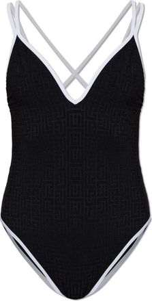 Balmain One-Piece Swimsuit - Dames - Badpakken - Zwart - XS - Badmode