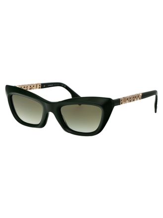 Burberry 0BE4409 Green Acetate Sunglasses - Black