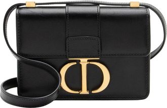 Dior Black Calfskin 30 Montaigne Box Micro Shoulder Bag (Authentic Pre-Loved)
