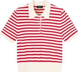 A.P.C. A.p.c. - Ruby Polo - Dames - Tops - Veelkleurig - Maat: S Katoen