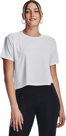 Under Armour Motion Short Sleeve T-Shirt Womens Workout White/Halo Gray : LG (US 12-14), Polyester