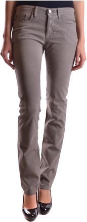 Neil Barrett Slim-fit Jeans voor Vrouwen - Dames - Straight fit broeken - Grijs - W28 - Broeken