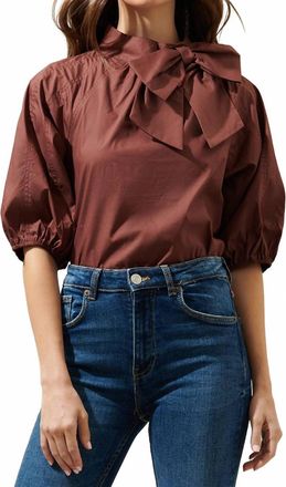 Sugarlips Jessie Aura Solid Top In Brown