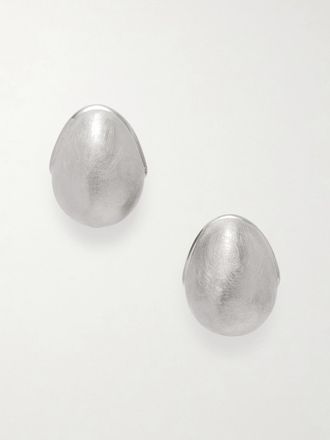 Jacquemus Orecchini In Metallo Argentato Les Boucles Raisin - Argento