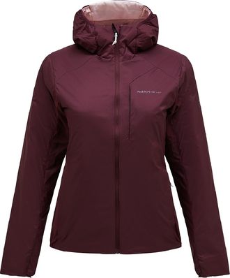 Peak Performance Womens Freelight Reversible Insulated Hood Jacket Pink XS