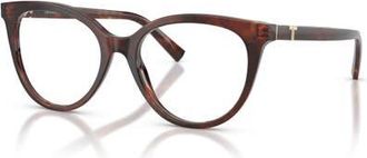 Tiffany & Co. 53mm Cat Eye optical glasses in Brown at Nordstrom