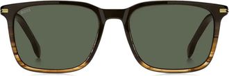 BOSS square-frame sunglasses - Brown