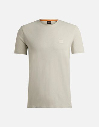 HUGO BOSS Mens Hugo Boss Beige Tales Mens Crew Neck T-Shirt - Tan - Size: 46