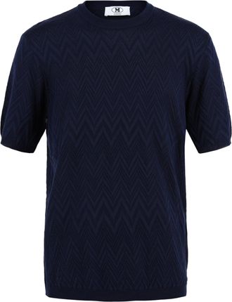M Missoni Zig Zag Short Sleeve Sweater