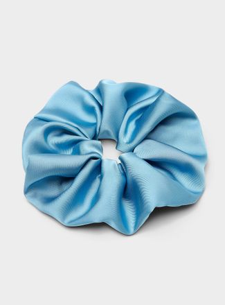 Simons Womens Large satin coloured scrunchie