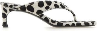 Rotate Kitten Heel Leren Mule - Dames - Muiltjes - Veelkleurig - 38 EU - Leer - Schoenen