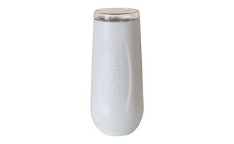 Vinglac&eacute; Stainless Steel Champagne Flute In White