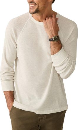 Faherty Cloud Waffle Crew T-Shirt