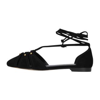 Twinset Su&egrave;de Ballerinas - Dames - Schoenen - Zwart - Maat: 40 EU Su&egrave;de